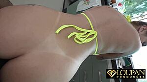 Tattooed redhead intensely sucks cock and takes cum in mouth