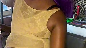 Fat Milf Bent Over in Dress for Intense Action