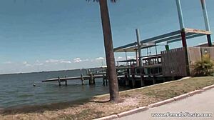 i'm a hot redhead in my swimsuit, touching myself at the party