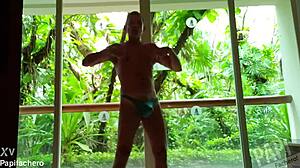 playing with thongs on cancun vacation 😜