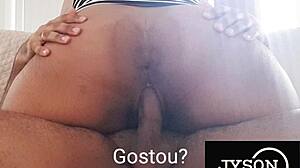 i feel the thrill as this big ass rides the cock intensely