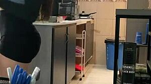 Bold Latina Babe Intensely Fucks With The Contractor Now