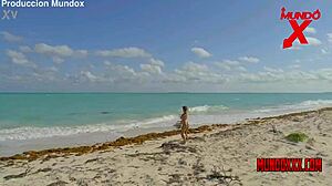 Celezte Cruz Sunbathes As A Man Approaches For An Intimate Encounter