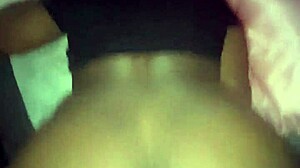 bitch moans on big black cock