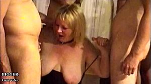 Brandi Sucks Monster Cocks In Blowbang