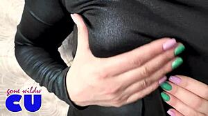 i show my big ass in see-through clothes with buttplug