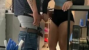 Bold Latina Babe Intensely Fucks With The Contractor Now