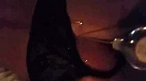 Amateurs perform wet oiled ass fucking with deep anal penetration