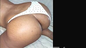 Duro anal action gapes my ebony babe’s big Colombian ass wide open