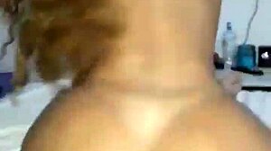 she takes off condom and demands all the milk in her pussy! bent over rough riding