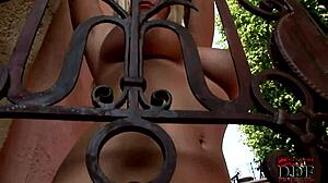 jenny mcclain rips clothes in erotic czech striptease