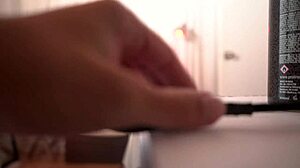 Exotic Brunette Flashes and Masturbates