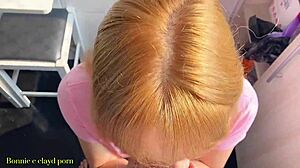 Young Babe Bent Over in Kitchen for Hard Doggystyle