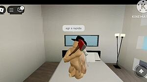 Fodendo uma f� no brookhaven at� gozar - roblox