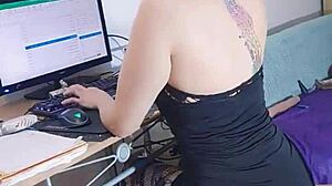 zaramontoyareal plays a naughty secretary, getting super hot and wild in doggystyle action.