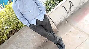 Peruvian university student picks up guy for homemade encounter.