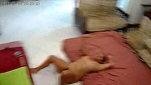 Horny wife caught in steamy reality scene.