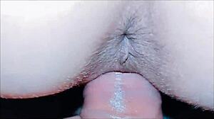 The teacher in stockings fucks the student anally at home.