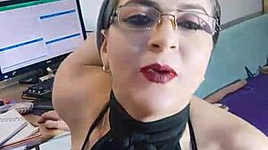 zaramontoyareal plays a naughty secretary, getting super hot and wild in doggystyle action.