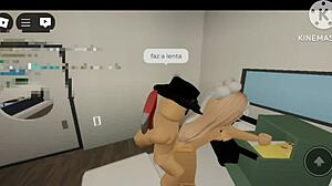 Fodendo uma f� no brookhaven at� gozar - roblox