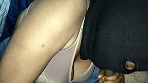 Damn, Indian wife swallows cum after intense face fucking!