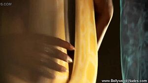 She rips clothes in bold seduction striptease