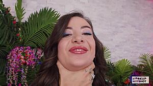 Shy Hooker Natalie-Brooks Meets Bryan Gozzling for Extreme Sex with Toys Handjob Blowjob Rimjob