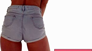 sexy tight jean shorts ass shaking asmr 😍