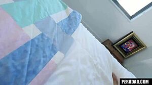 Angel Youngs and Avery Moon bang stepdaddy in taboo threesome