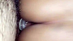 Horny latina fucks anal in doggystyle