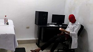 perverted doctor masturbates after treating cute patient in hospital