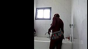 Zulu Native with Nice Tits Plays with Dildo in Her Pussy During Wild Session