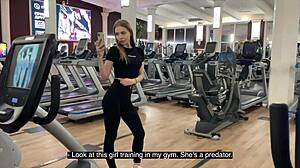 Gym beauty accepts my invite to bathroom sex 😘