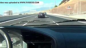 Young blonde plays with toys in car 🚗