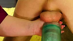 my step mom caught me jerking off and milked my cum out