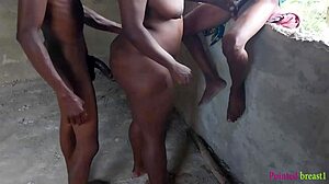 chubby girl bounces on big ass with dick touching clit