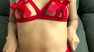 Hot Stepsister's Tight Pussy Fucking with Toys!