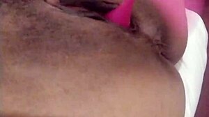 Latina wife uses toys for webcam session while husband works