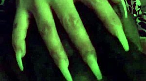 Fuschia Leopard S4 Muff Diving Close Up