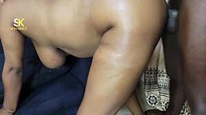 olosho boyfriend bends over amateur for quick tight pussy fuck