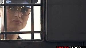 Blonde cop with big tits drilled hard in rough action!