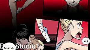 I transform into a vampire girl with a sexy ass and big tits for cowgirl sex