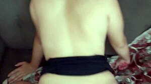 Beautiful girl gets anal doggystyle creampie on big ass