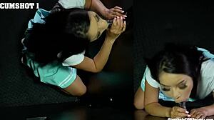 gloryhole secrets - sami loves cum on face