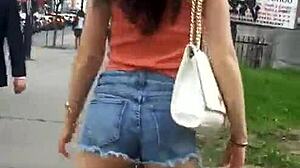 wow, sneaking peeks at big asses on the street! 😍