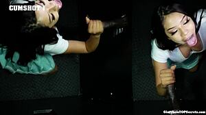 gloryhole secrets - sami loves cum on face