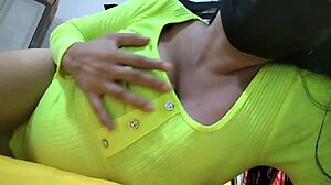 Stepmother's Emotional Call to Neighbor and Stepson for Intense Fucking as Sex Addict