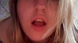 Girlfriend's hard anal and deepthroat in POV