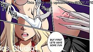 I transform into a vampire girl with a sexy ass and big tits for cowgirl sex