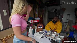 For The Love Of Junk: Teen Gags On Big Cock In Deepthroat